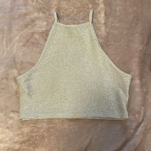 sparkly crop top